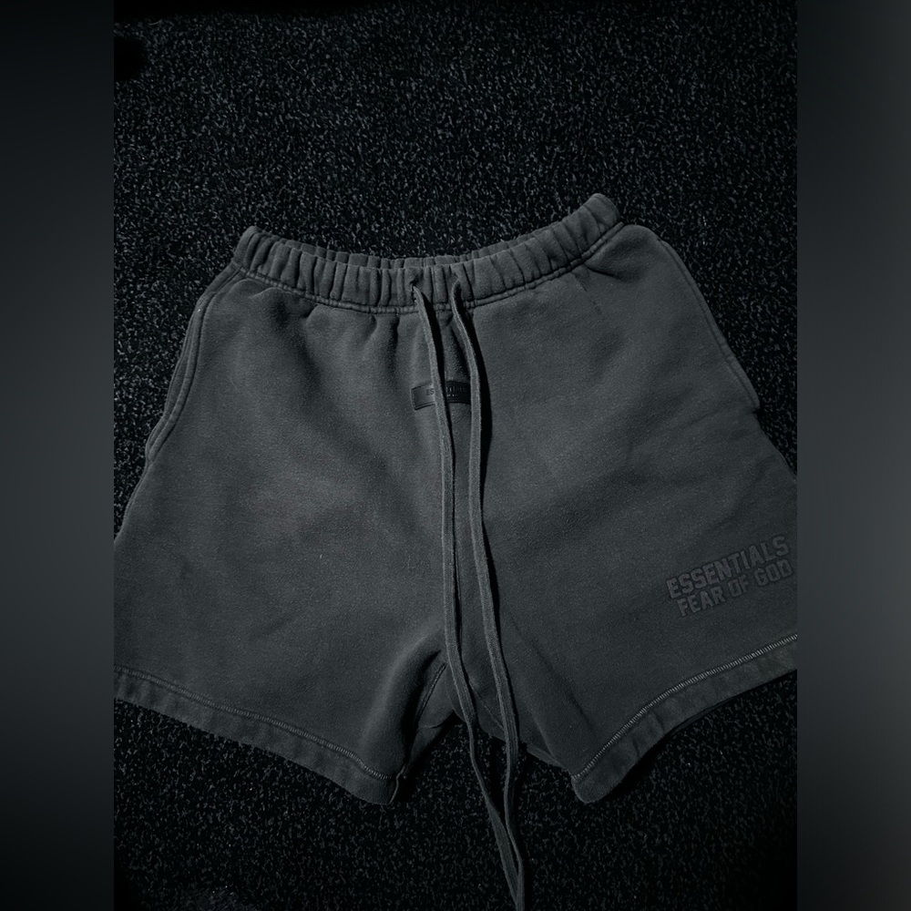 Fear of God Essentials Black Shorts